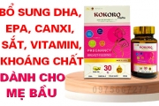 KOKORO MAMA - BỔ SUNG DHA, EPA, CANXI, SẮT, VITAMIN & KHOÁNG CHẤT DÀNH CHO MẸ BẦU